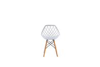 America Eames Dining Chair Casual Fashion Hollow Plastic Backrest For Meeting